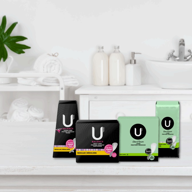 U by Kotex® period liners