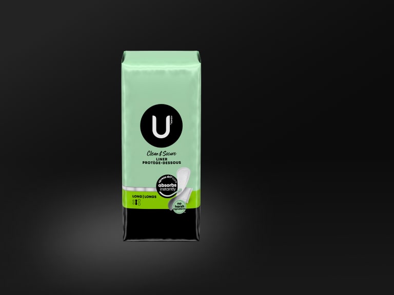 U by Kotex® Clean & Secure long liners