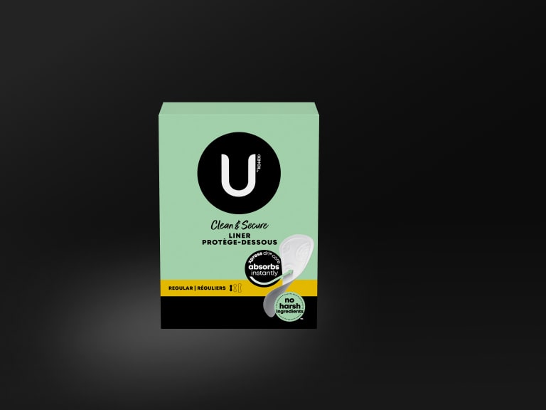 U by Kotex® protège-dessous Clean & Secure, absorption normale